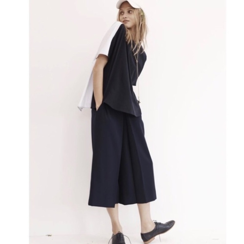 Madewell Oxford Panel Open Slit Top